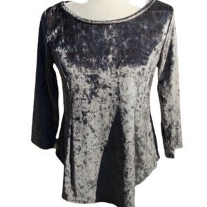 Westport 1962 women’s velvety silver top size xs